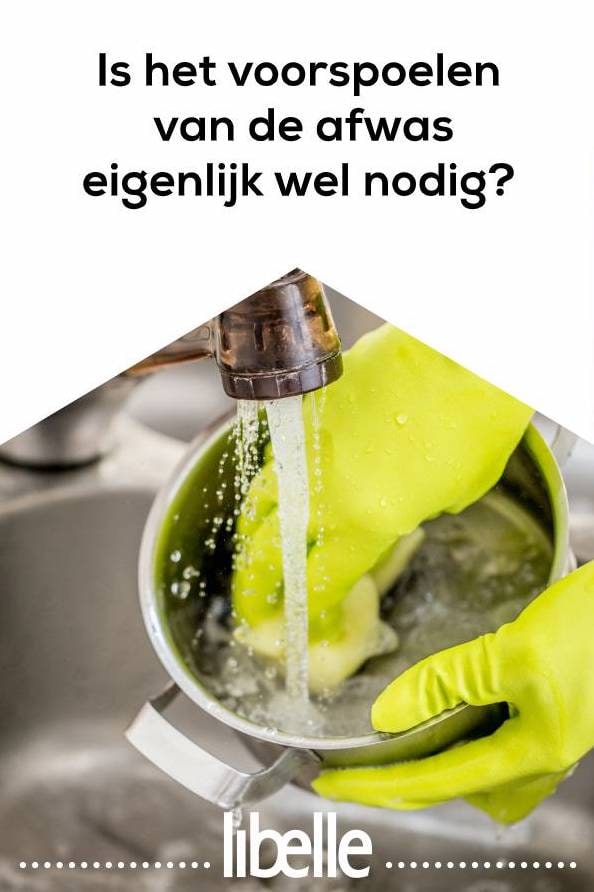 Libelle Legt Uit: is voorspoelen van je afwas nodig?