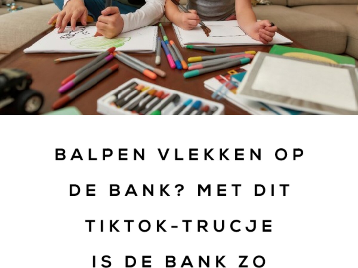 pen uit leren bank