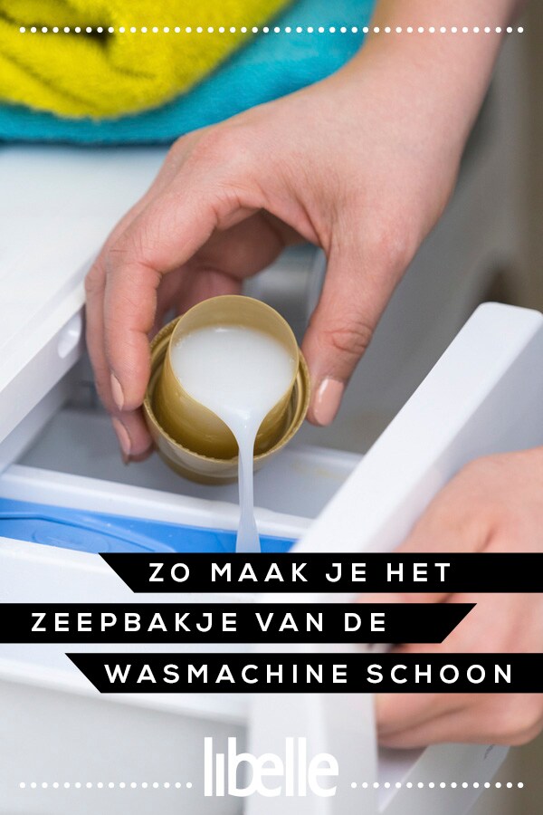 zeepbak wasmachine schoonmaken