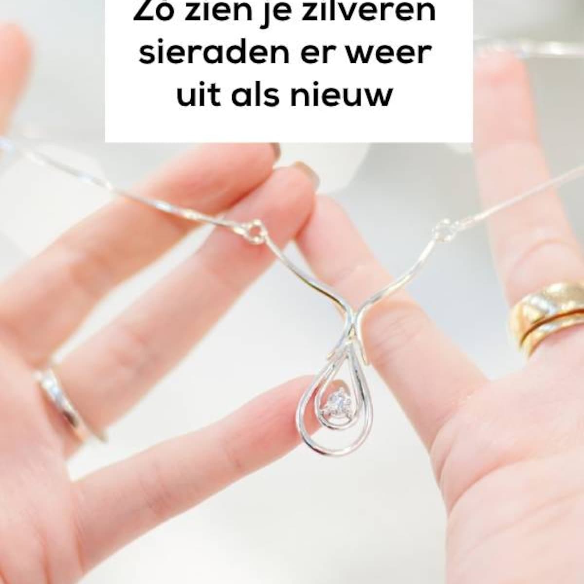 sieraden schoonmaken aluminiumfolie