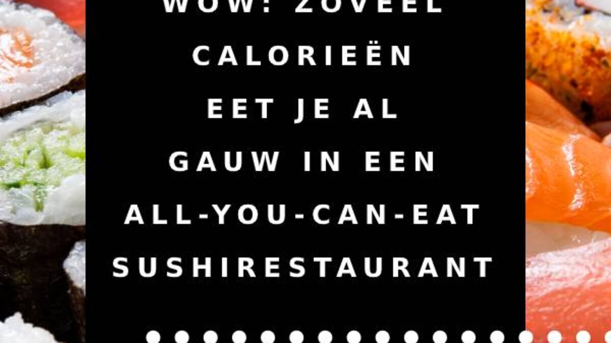 Calorieën in sushi: hoe slank en gezond is sushi eigenlijk?