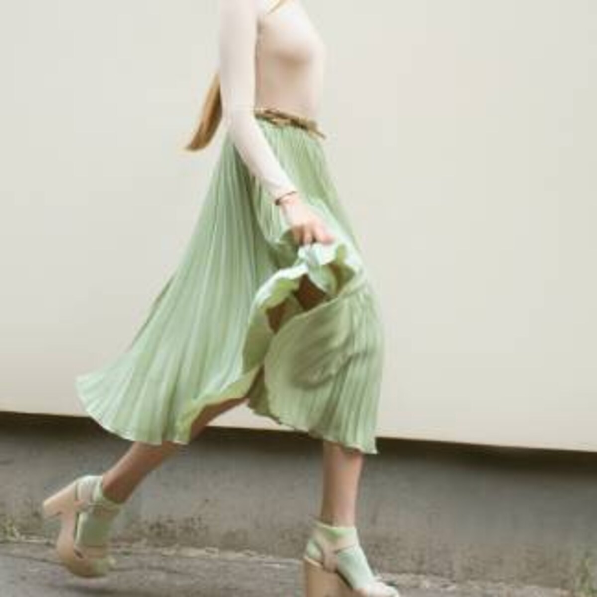 Plisse rok stylen outlet