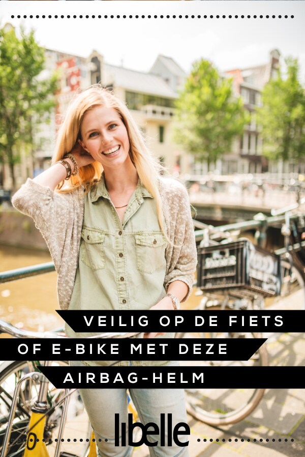 Veilig op de fiets of ebike met deze airbaghelm Libelle