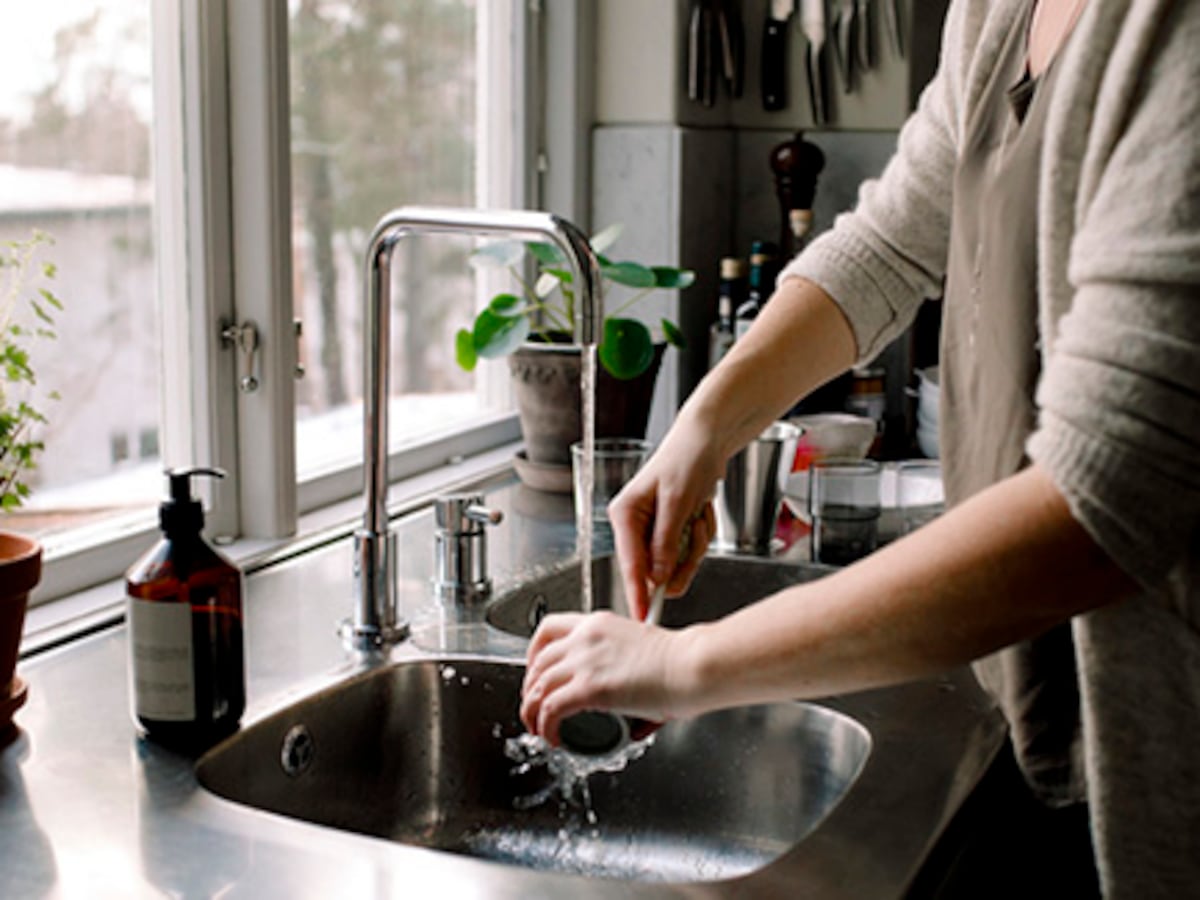 rvs gootsteen schoonmaken