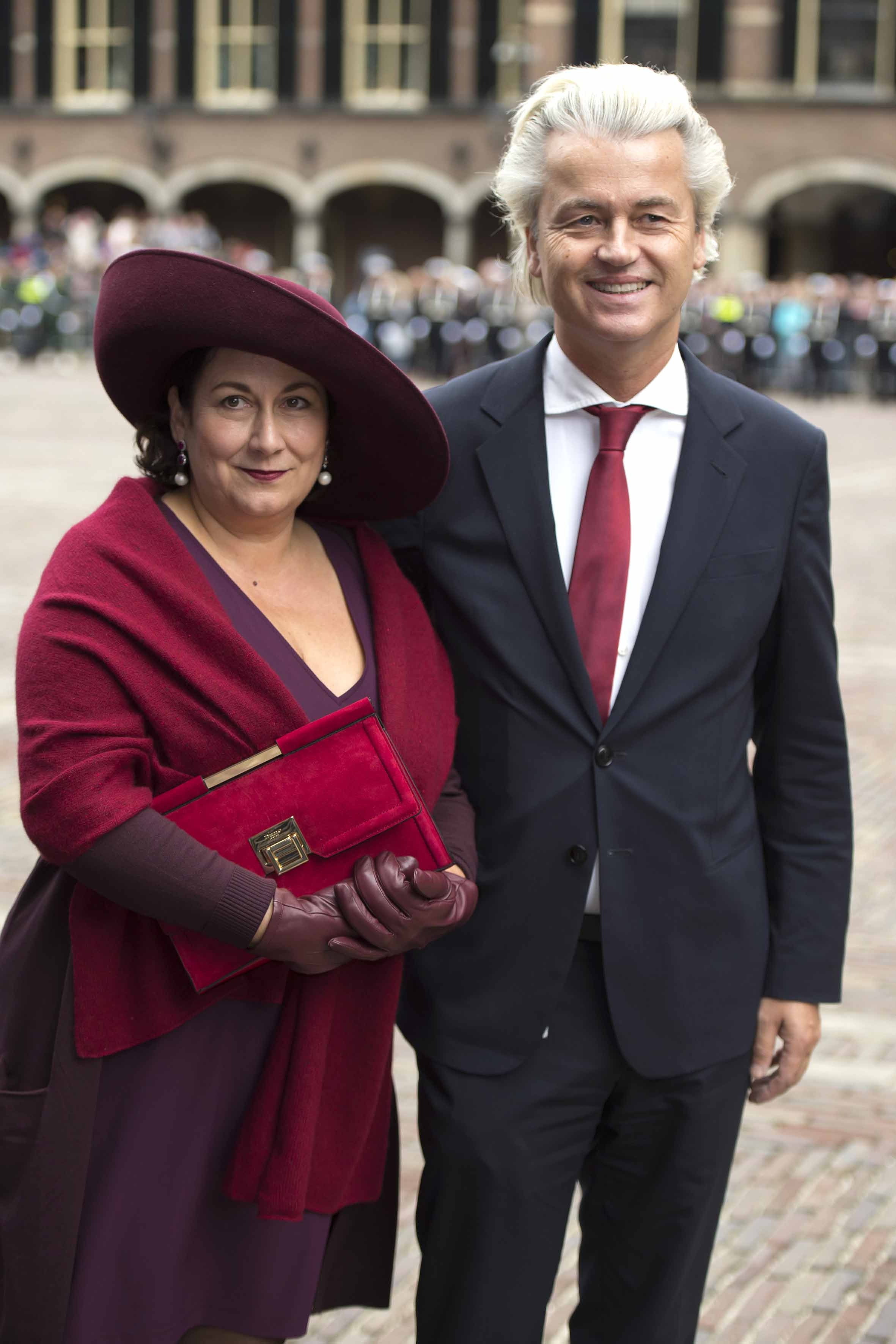 geert-wilders-met-zijn-partner-krisztina-wilders-op-prinsjesdag