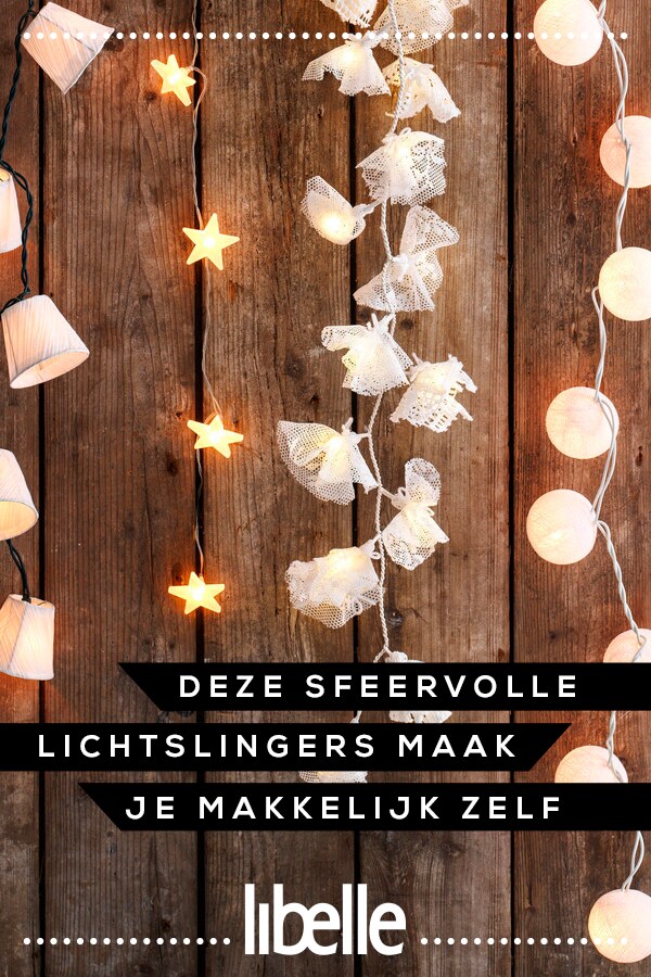 Let it shine! Deze sfeervolle lichtslingers maak je in een mum van tijd ...