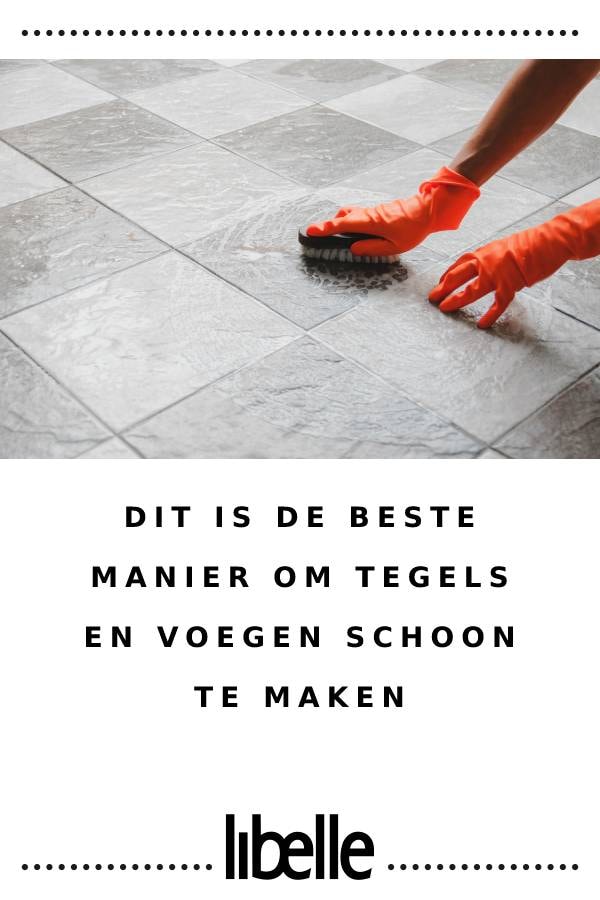 libelle tegels en voegen schoonmaken