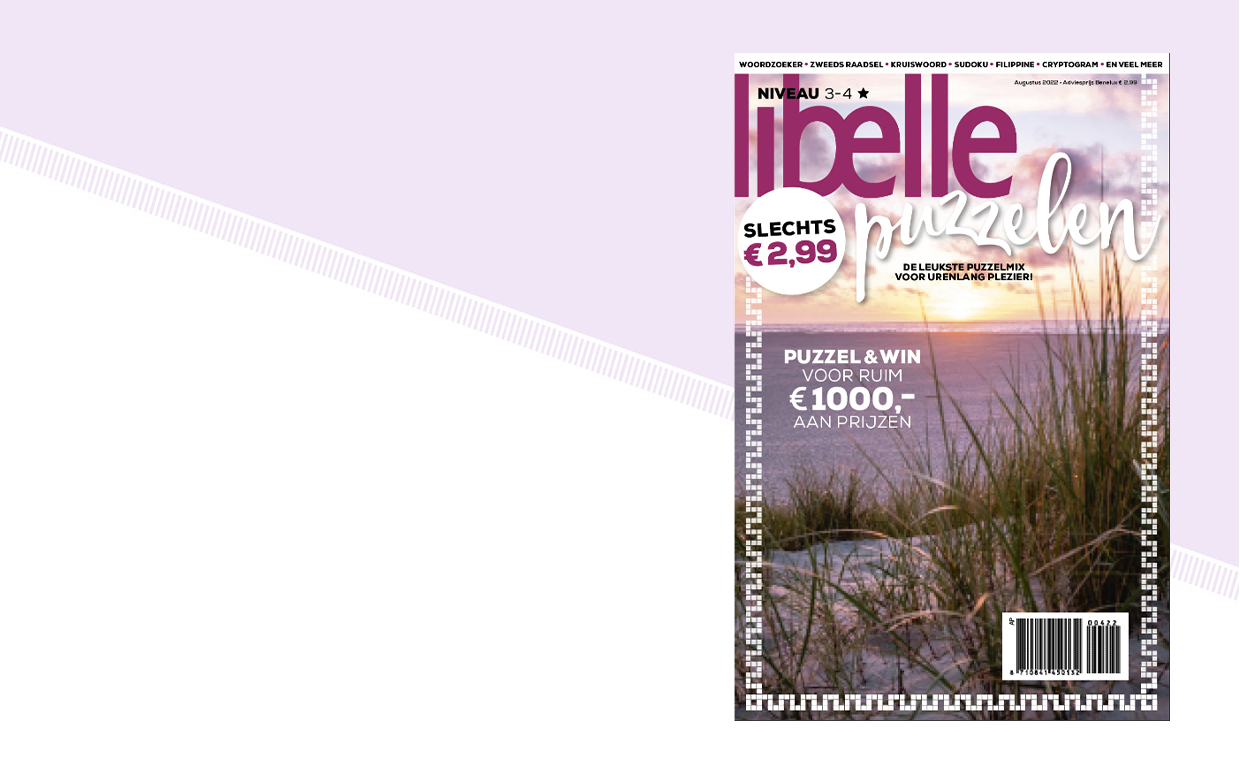 Libelle Puzzelen Puzzel Mee En Win Tot Wel 1200 Aan Prijzen Libelle