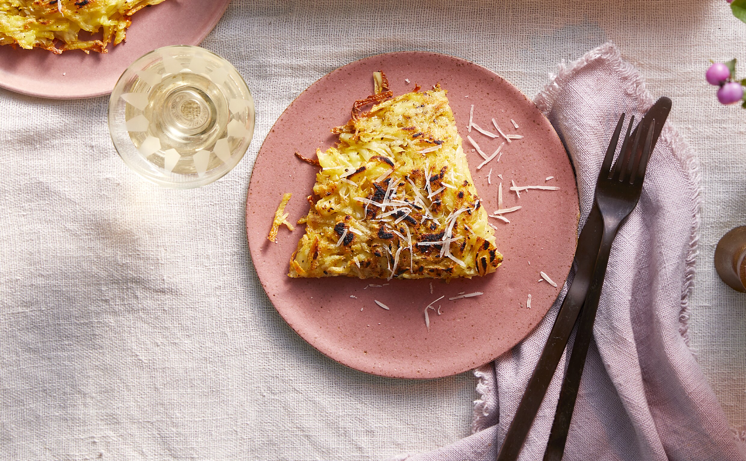 Hoofdgerecht kerst: rösti met kaas &amp; peper om vooraf al klaar te maken ...