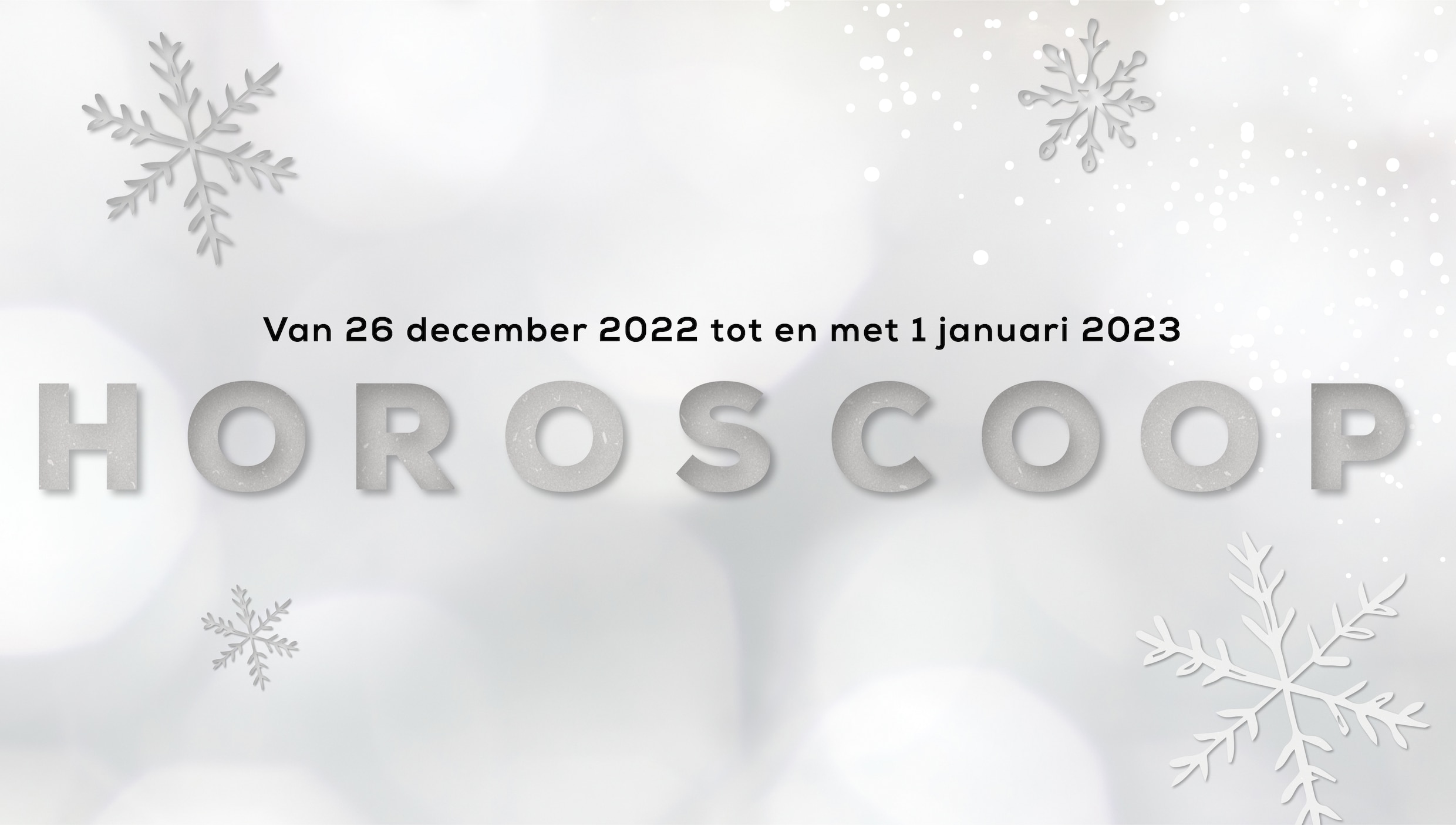Weekhoroscoop van 26 december tot 1 januari. Libelle