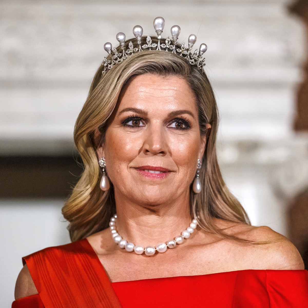 Maxima schittert in deze prachtige Claes Iversen jurk tijdens staatsbanket Libelle
