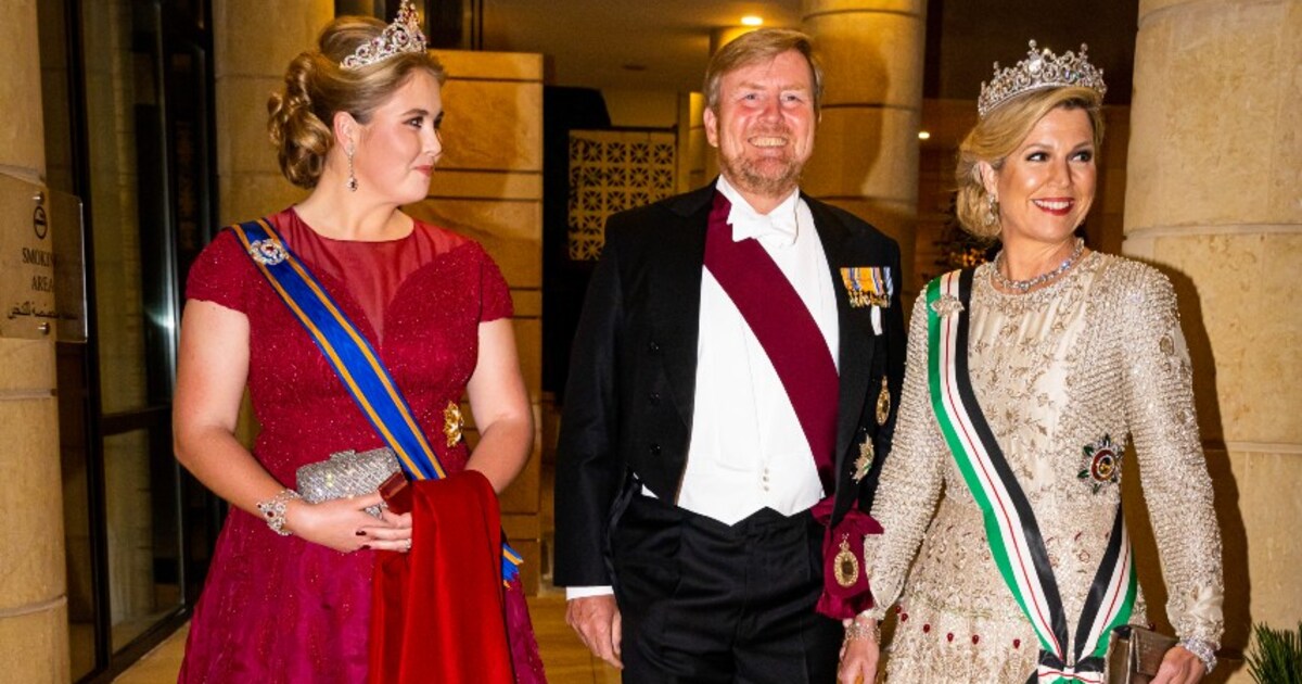 Máxima droeg een trouwjurk naar de bruiloft in Jordanië | Libelle