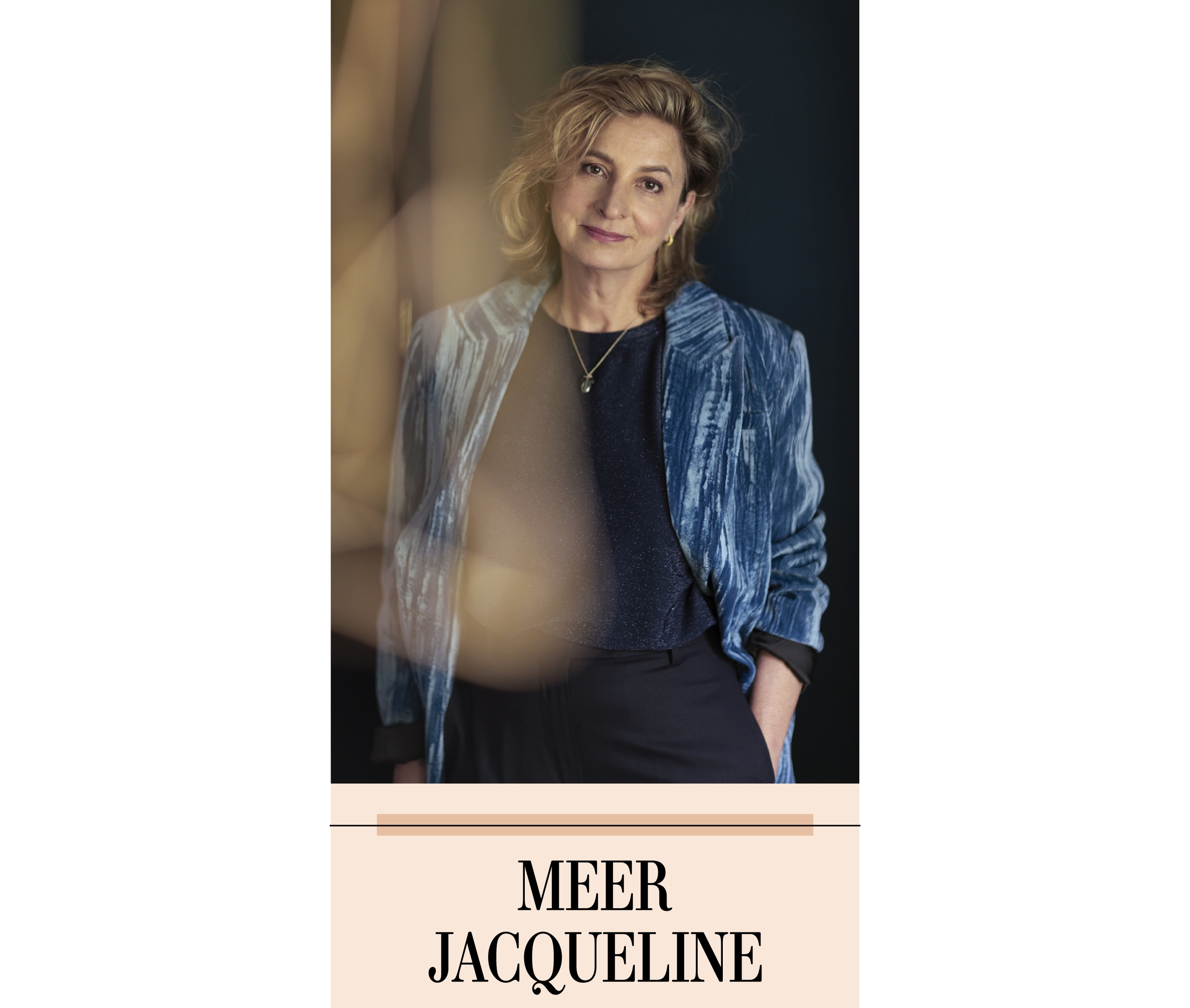Actrice Jacqueline Blom: “Ik ben wat shaky, op dit moment”