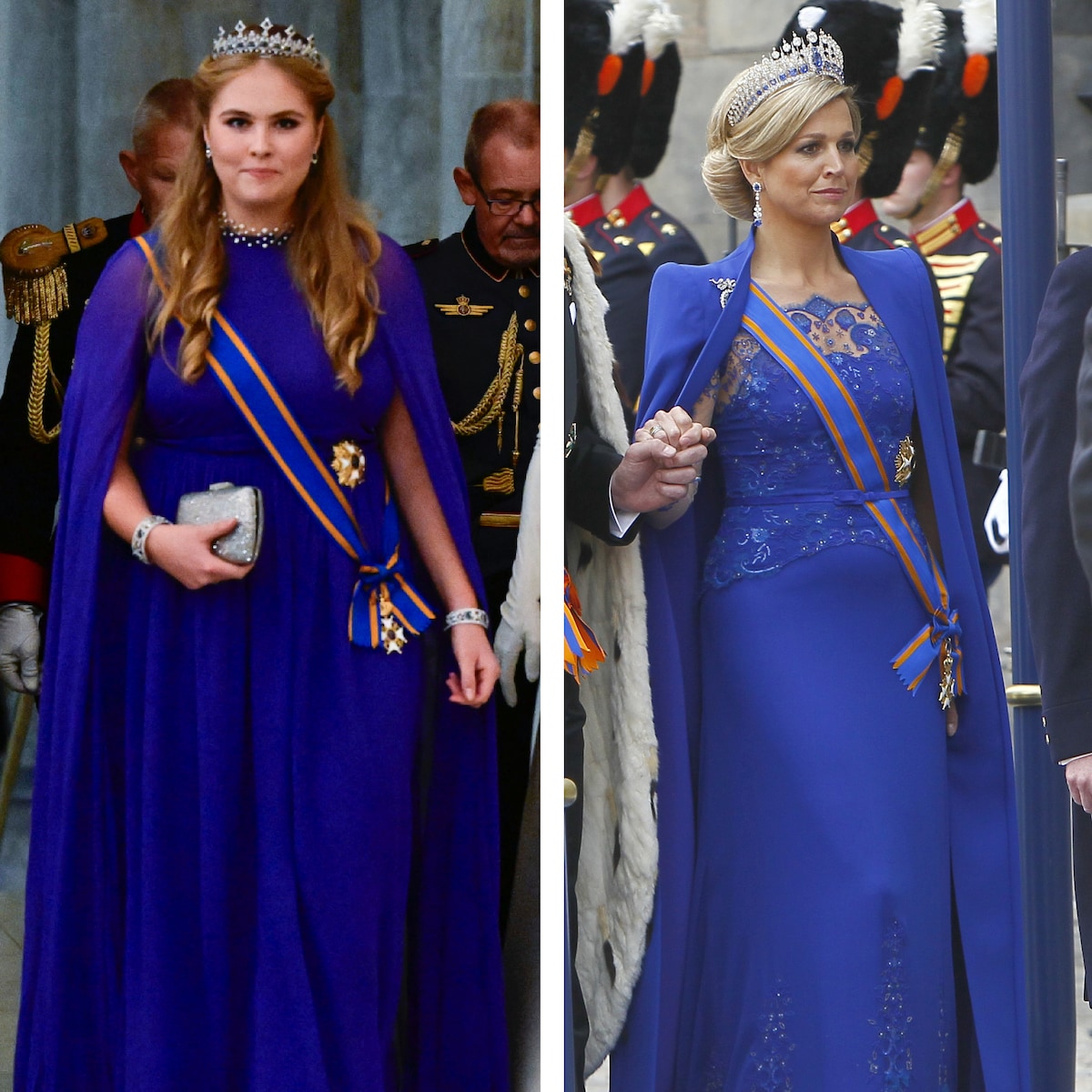 Maxima jurk blauw 2025