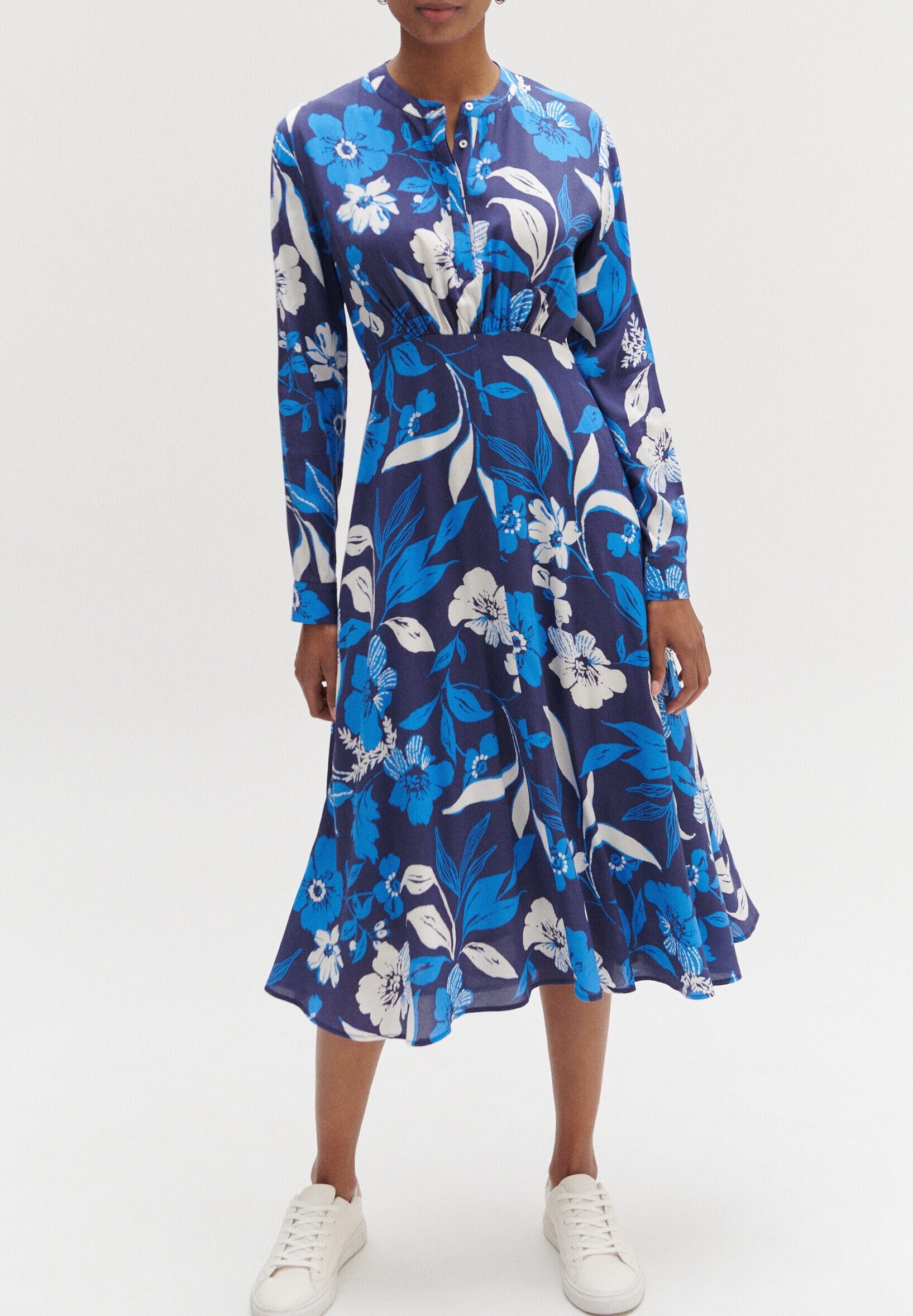 Blousejurk blauw discount