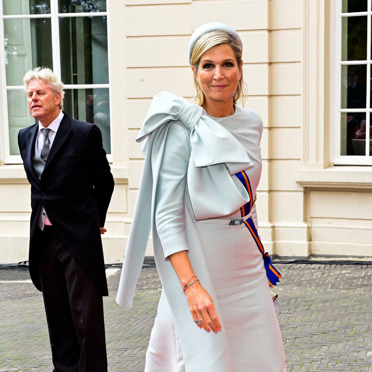 Koningin Maxima in prachtig poederblauw voor Prinsjesdag 2024 Libelle