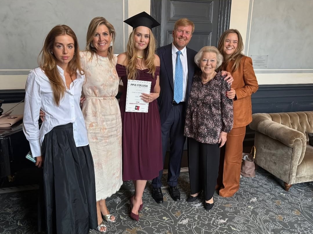 Lief: de hele familie vierde de mijlpaal met Amalia