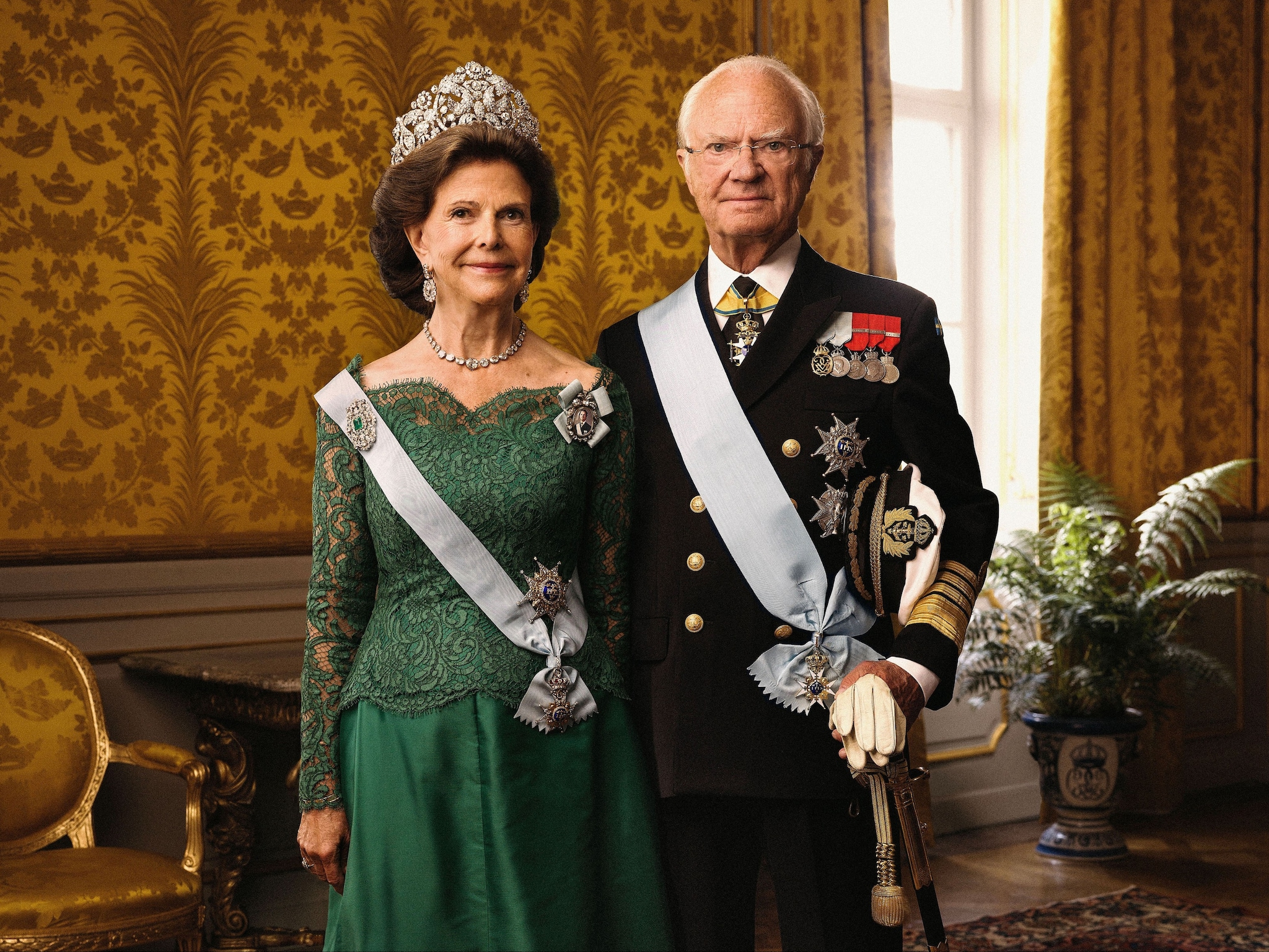De royal sloep, een optocht en de Braganza: het jubeljaar van het Zweedse  koningspaar