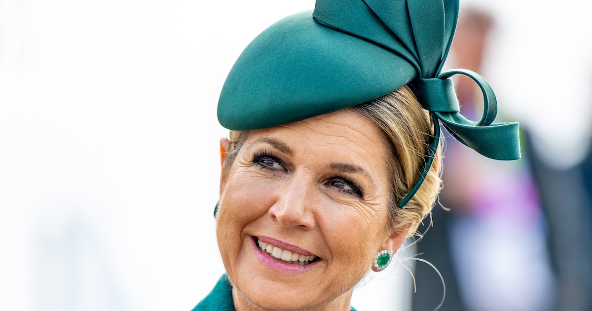 Vrolijk en vorstelijk: zó schitterde Máxima in Scheveningen